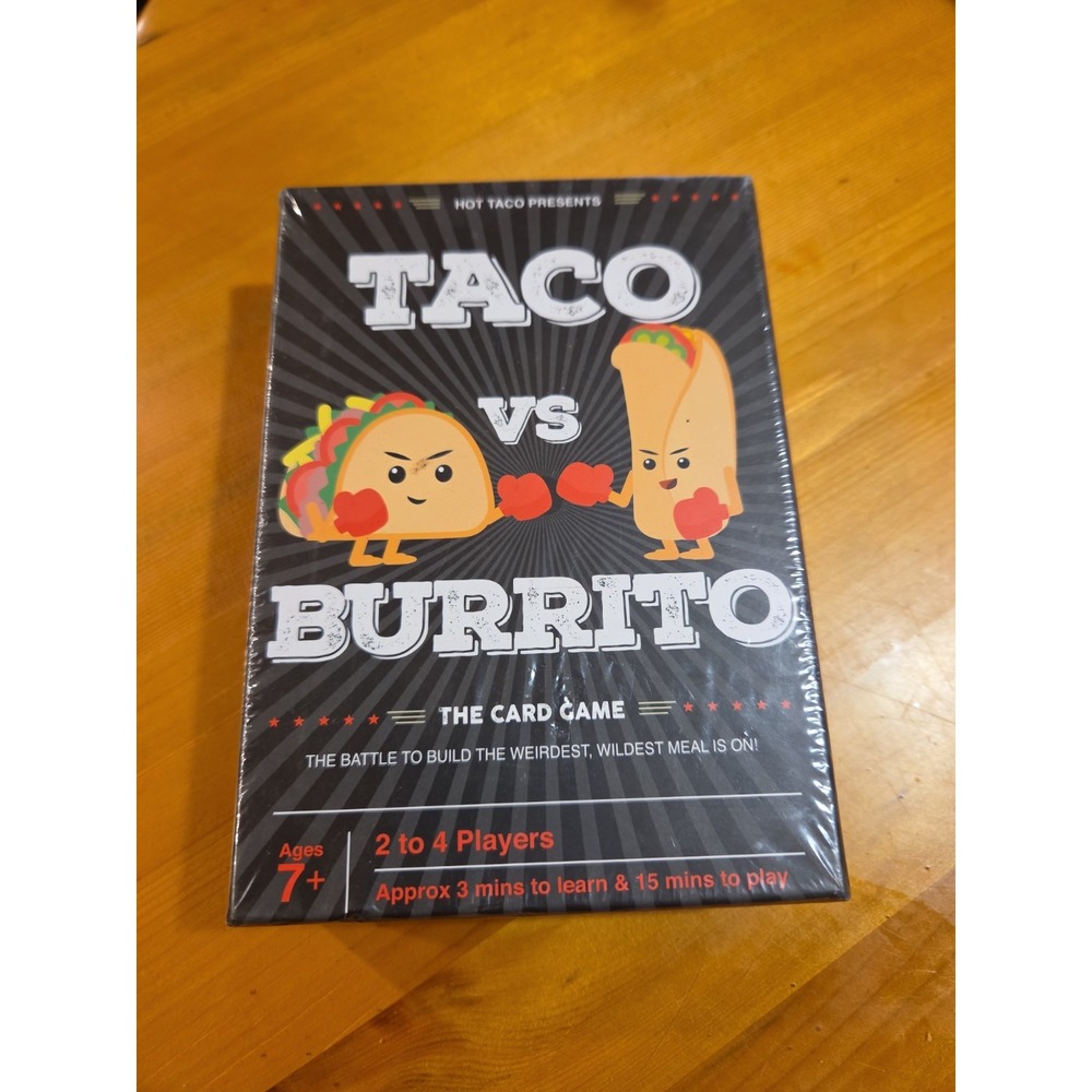 Taco vs Burrito Strategic Card Game New